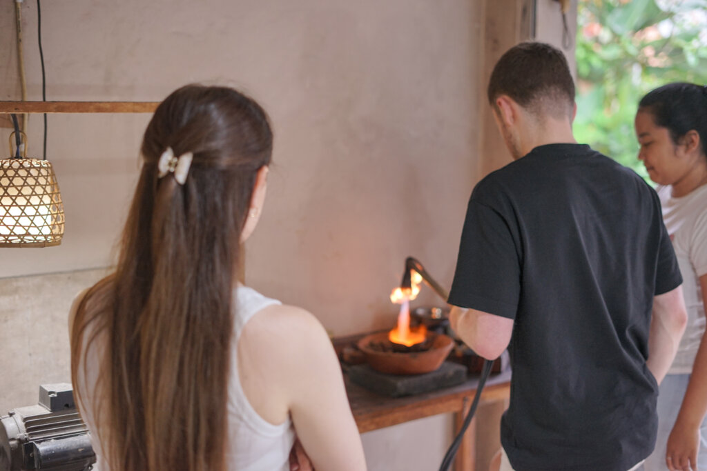bali top activity silver making ring class