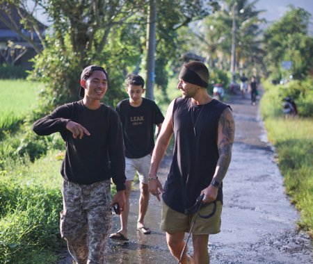 Local guide in sidemen for trekking with bali top activity